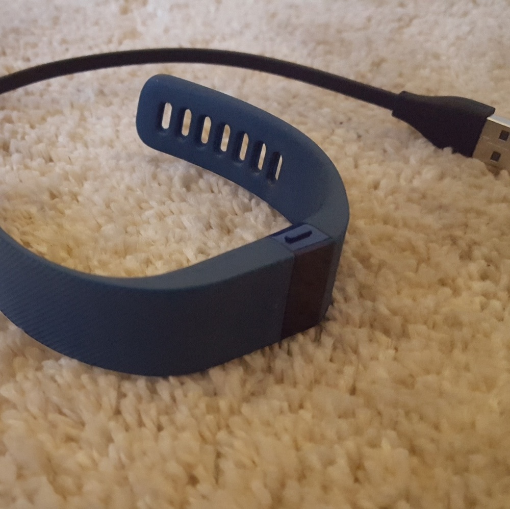Blue Fitbit HR